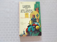 „Lords of Atlantas” Vintage Science Fiction Book Wallace West 1963 Unread Copy