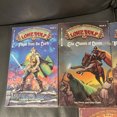 7 Lone Wolf 1 4 6 7 9 Joe Dever Role Playing Adventure Game Books RPG World of