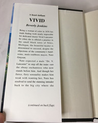 VIVID by BEVERLY JENKINS – VINTAGE 1995 HARDCOVER BOOK AVON ROMANCE – RARE