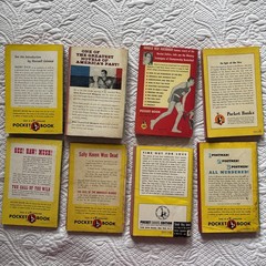 Lot~ 50 Vintage Pulp Paperbacks Crime Mystery Classic 1950s Pocket Cardinal Dell