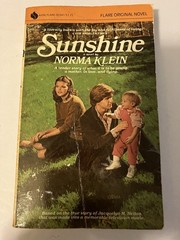 SUNSHINE NORMA KLEIN PB 1ST AVON FLARE 1982 TV MOVIE TIE-IN TRUE STORY HELTON