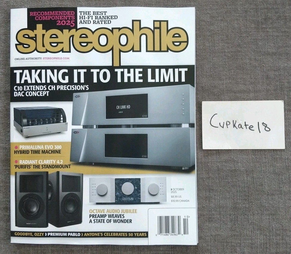 Stereophile Magazine Oct October 2025 Vol Volume 48 No. Issue 10 NEW C10 EVO 300