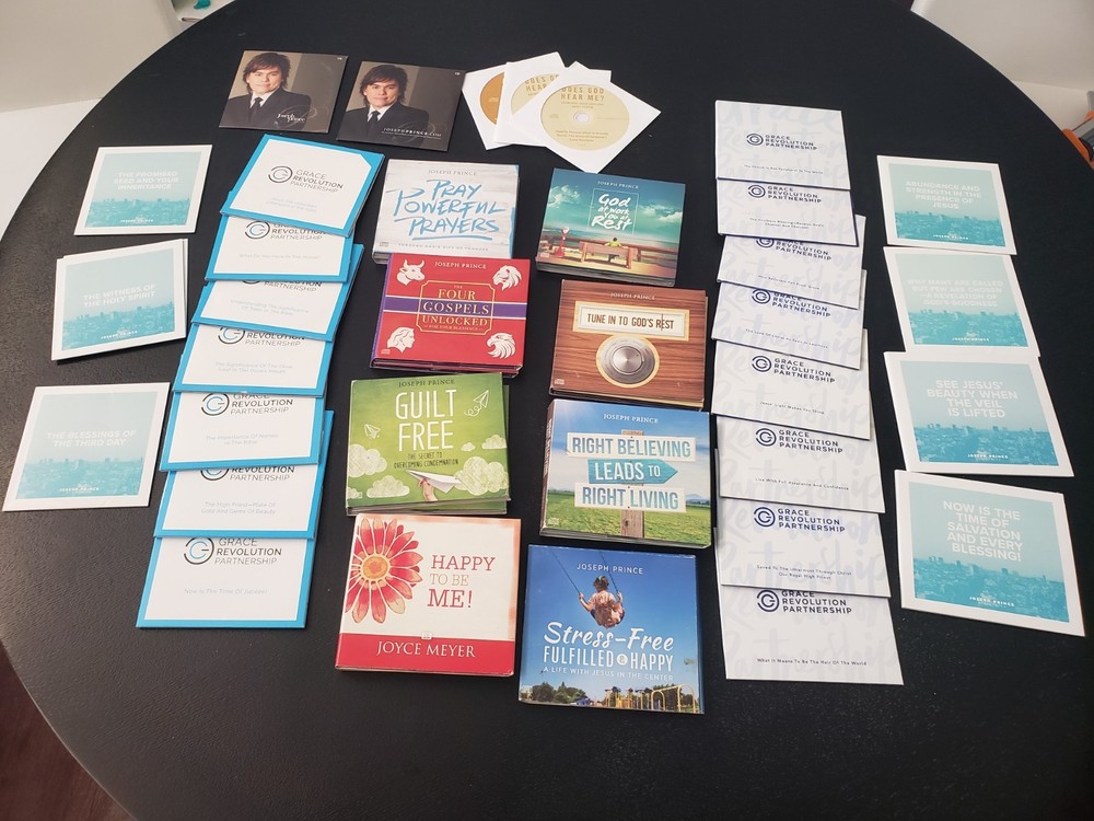 Lot 65 + Faith Teaching CD’S Joseph Prince God At Work You At Rest Some New