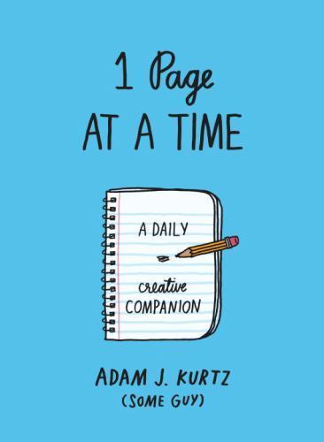 1 Page at a Time; Blue: A Daily Creative Co- 0143129880, Adam J Kurtz, paperback