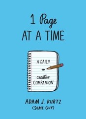 1 Page at a Time; Blue: A Daily Creative Co- 0143129880, Adam J Kurtz, paperback