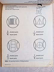 Fisher-Price FIRST GRADE LEARNING PAD – Start with Math -Honey Bear Books – 1998