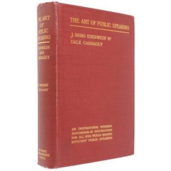 RARE DALE CARNEGIE First Edition The Art of Public Speaking 1915 w/ DUST JACKET!