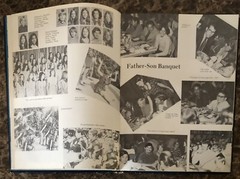Vintage 1973 Bellflower California Junior High School Yearbook Chieftain Signed