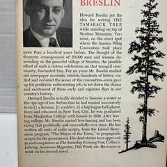 The Tamarack Tree Howard Breslin HC DJ 1947 Book Club Edition Vintage