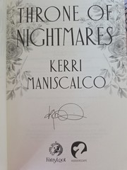 Fairyloot Throne Of Nightmares By Kerri Maniscalco SE SIGNED SPRAYED EDGES