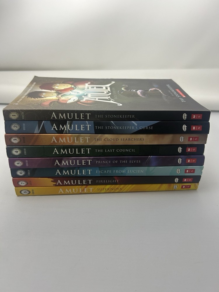 Amulet Complete Box Set Books 1–8 Kazu Kibuishi 2018 TP Graphic Novels