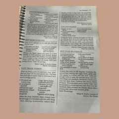 ✨VTG 1997 Beta Sigma Phi Fast Feasts Cookbook Spiral Bound 221 Pages✨