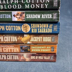 Ralph Cotton Western Lot 9 PB Books Mixed Titles Action Western Set
