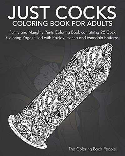 Just Cocks Coloring Book For – Paperback, by People The Coloring – Very Good