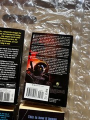 HALO Paperback Book Lot of 6 Xbox Master Chief Flood Scifi Fall of Reach