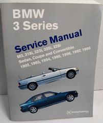 BMW 3 Series Service Manual 1992-1998 M3*318i*323i*325i*328i Bentley SB B398 *VG