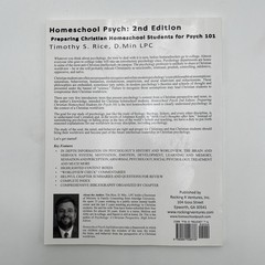 Homeschool Psych 2nd Ed: Preparing Christian Homeschool Students by Tim Rice