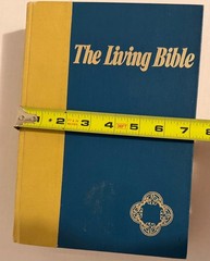 The Living Bible Holman Illustrated Edition -Paraphrased 1973 Tyndale Color pics