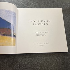 WOLF KAHN PASTELS Art Hardcover Book Harry N. Abrams 2000