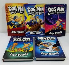 Captain Underpants & Dog Man Book Lot By Dav Pilkey 14 Books Mixed Titles