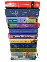 Lot of 10 New Testament Bibles – Mixed Translations (NIV, KJV & More) RANDOM SET