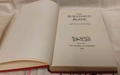 1948 The Burnished Blade by Lawrence Schoonover Hardback Red 371 Pages