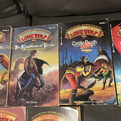 7 Lone Wolf 1 4 6 7 9 Joe Dever Role Playing Adventure Game Books RPG World of