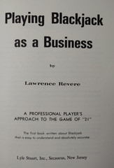 3 Books: Blackjack as Business; Facts of Roulette; Scarnes Guide to Poker