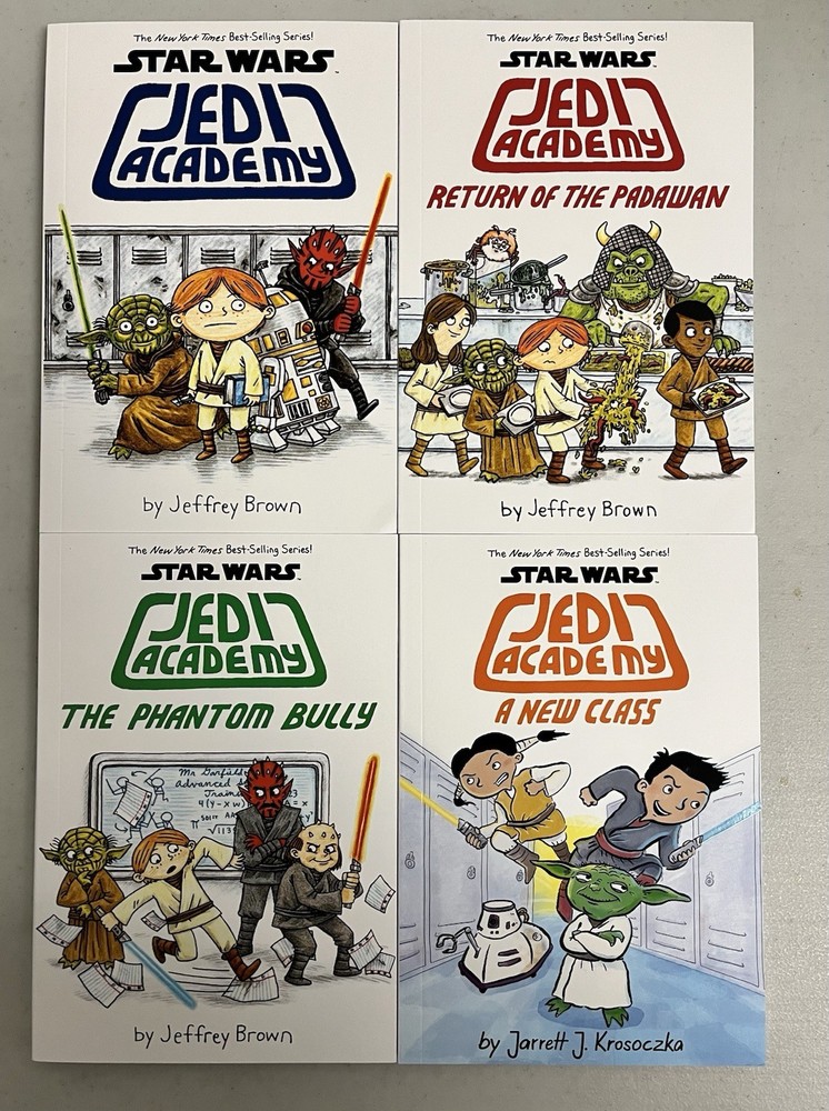 Star Wars Jedi Academy Galactic Library 4 Book Set Brand New!