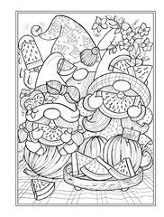 Creative Haven Gnome Sweet Gnome Coloring Book (Adult Coloring Books: Fantasy)