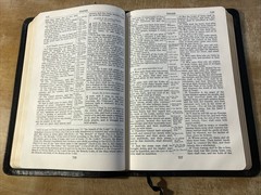 Oxford KJV New Scofield Bible 1967 Genuine Natural Morocco Leather 09179x w Box