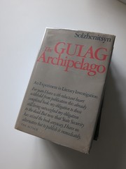 The Gulag Archipelago Set Vol 1 & 2 by Aleksandr I. Solzhenitsyn 1st Edition Lot