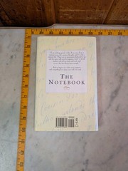 SIGNED The Notebook by Nicholas Sparks 1996 Hardcover DJ First Ed First Print