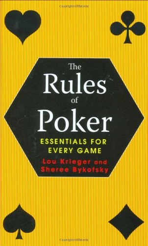 The Rules of Poker: Essentials for Every Game – hardcover Bykofsky, Sheree|K…