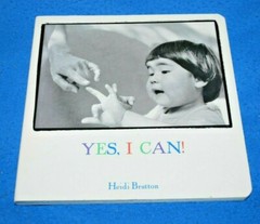 YES, I CAN! (1997 Walking With God Board Book) SIGNED By AUTHOR Heidi Bratton