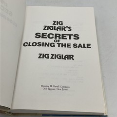 Secrets of Closing The Sale by Zig Ziglar (1984) Hardcover Revell Company