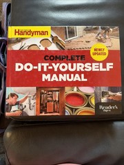 Complete Do-It-Yourself Manual Editors Of Editors Family Handyman 2014 Hardcover