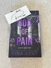 God Of Pain By Rina Kent Signed Deluxe Edition With Sprayed Edges Legacy Of Gods