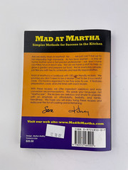 Mad At Martha – A Cookbook by Sara Singer & Kelsey August – Paperback 174 pages