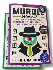 Murdle Puzzle Series 3 Books Set By G. T. Karber Lot