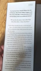 The Book of Sheen: A Memoir by Charlie Sheen Hardcover 2015 Dust Jacket