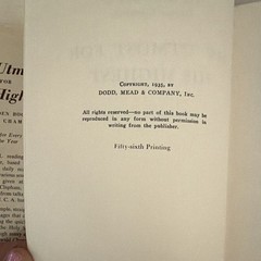 Dodd, Mead My Utmost for His Highest Oswald Chambers HC 1935 56th DJ
