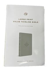 ESV Large Print Value Thinline Bible (Trutone, River Stone, Branch Design): New