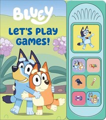 Bluey: Let’s Play Games 📖 Sound Book 📖 By Pi Kids 📖 Brand New