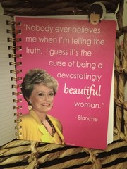 NEW – Golden Girls Spiral Spiral Notebook with Bookmarks – 96 Pages