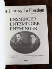 A Journey to Freedom Ensminger Entzminger Enzminger 1990 Paperback 1st Ed 66/300