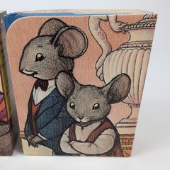 RARE 2 Box Sets 1993 MINI Aesop’s Fables Mouse Cat Fox Illustrated Graham Percy