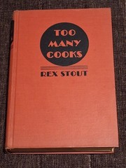 Rex Stout Too many cooks Nero Wolfe Farrar 1st/ 2nd with recipe pages intact