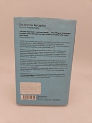 The World of Perception Hardcover Dust Jacket Good Condition E3