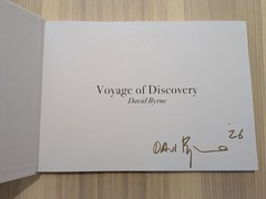 David Byrne Voyage Of Discovery Who Is The Sky VIP Merchandise Book Only *Signed
